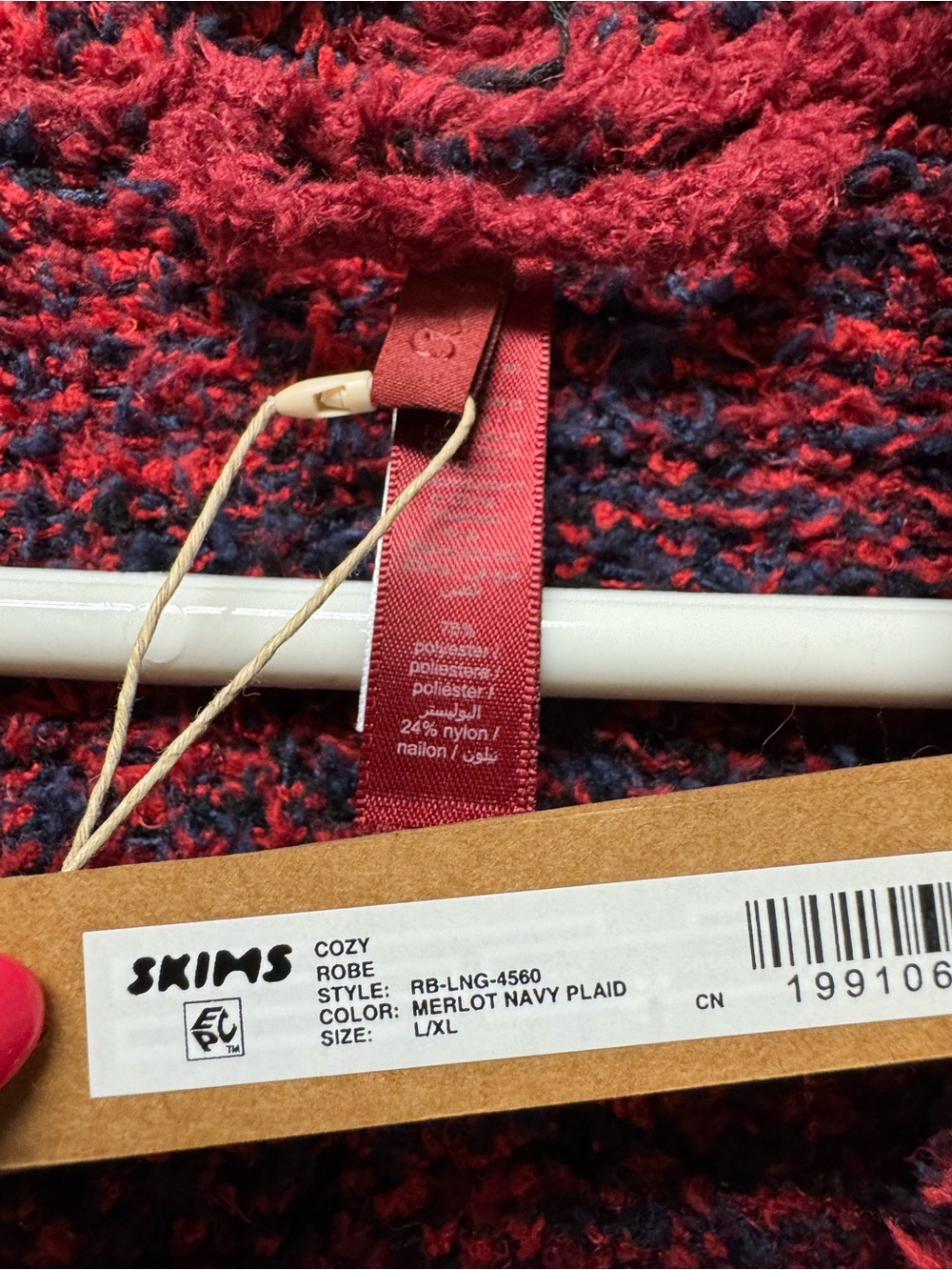 SKIMS Cozy Knit Robe L/XL - Picture 7 of 10